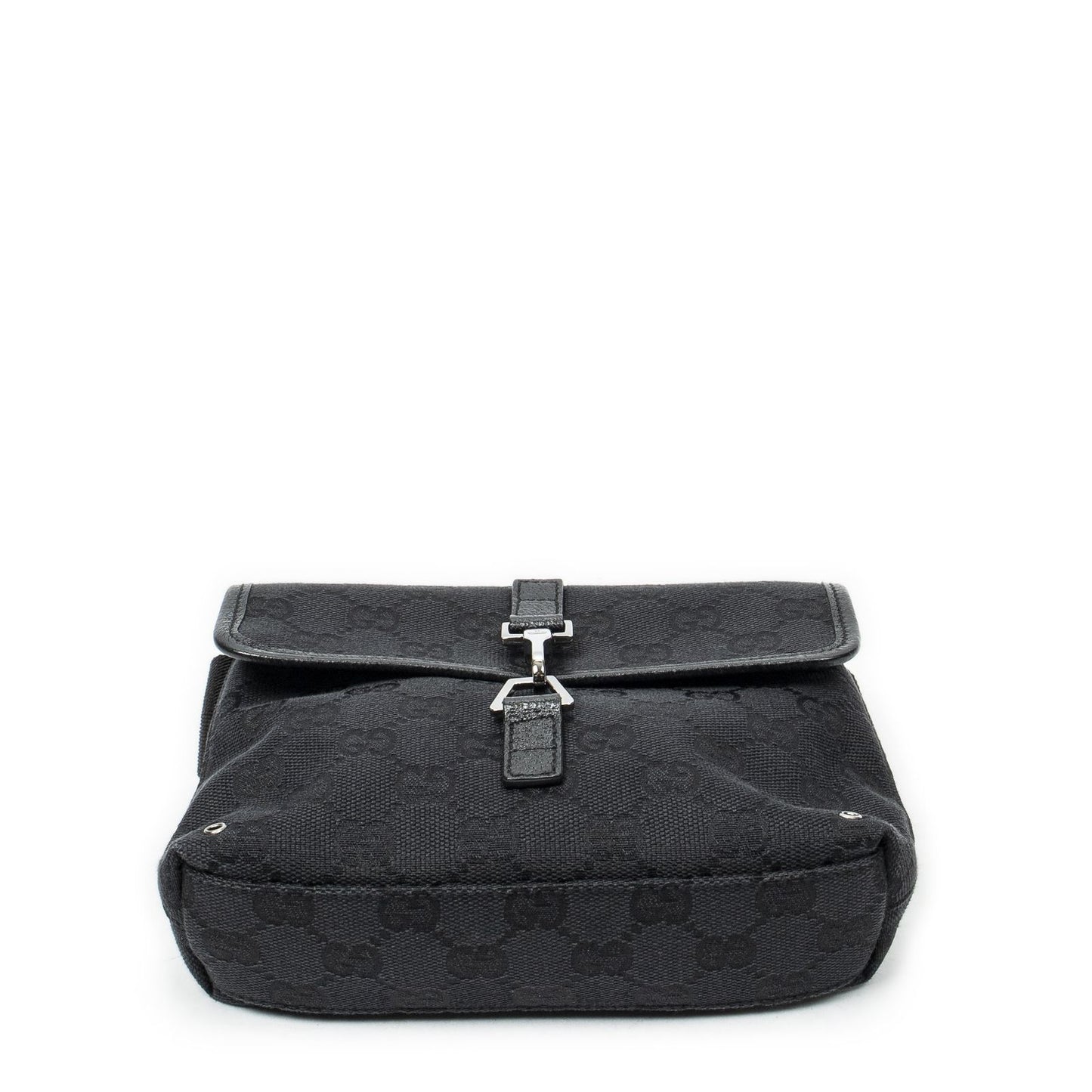 Gucci Small Waist Pouch Black GG Canvas