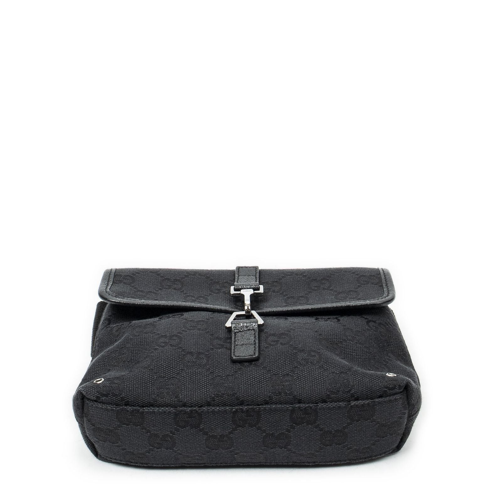 Gucci Small Waist Pouch Black GG Canvas