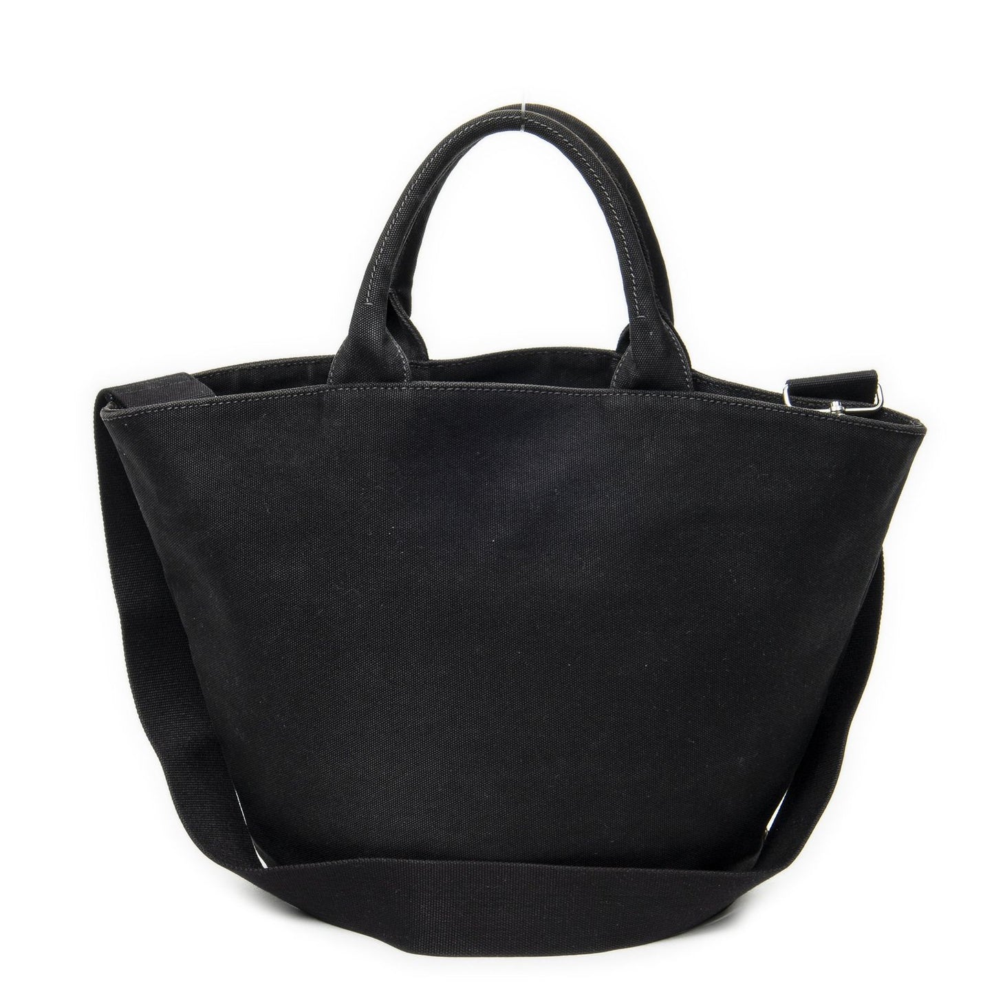 Prada GST Tote Black Canapa Canvas