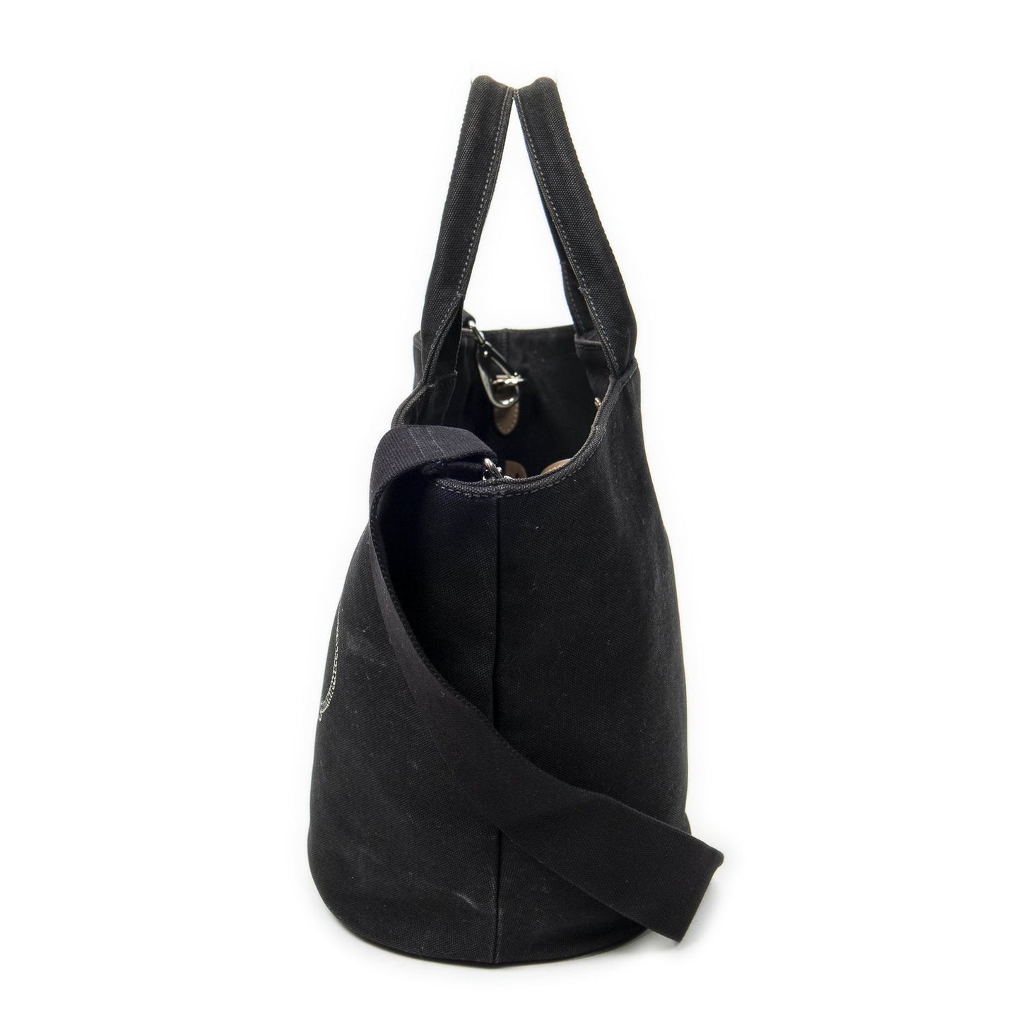 Prada GST Tote Black Canapa Canvas