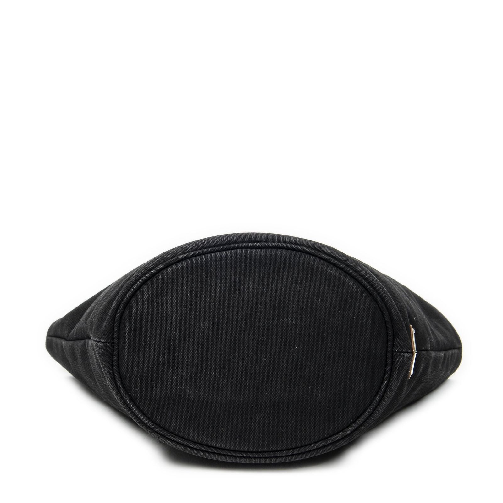 Prada GST Tote Black Canapa Canvas