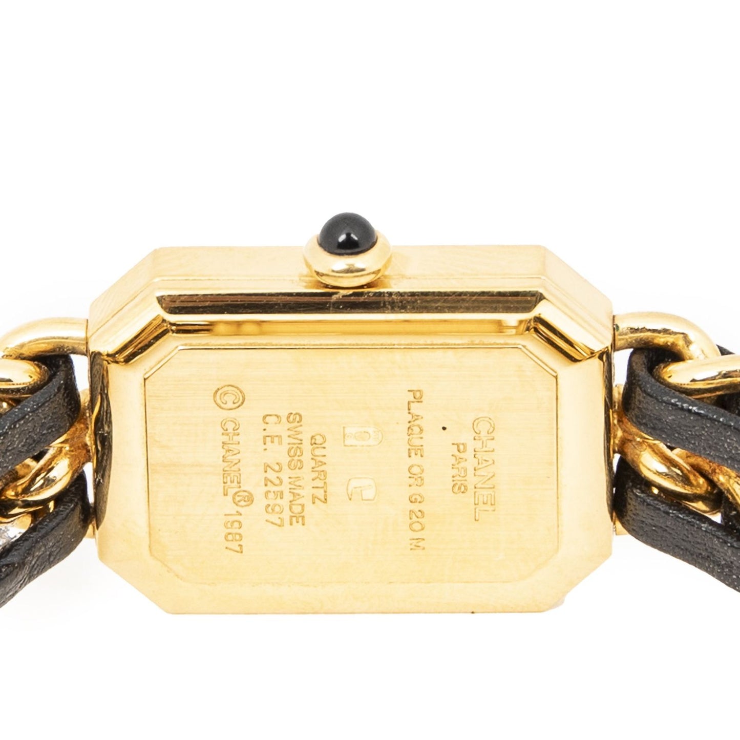 Chanel Premiere Black Gold Plated