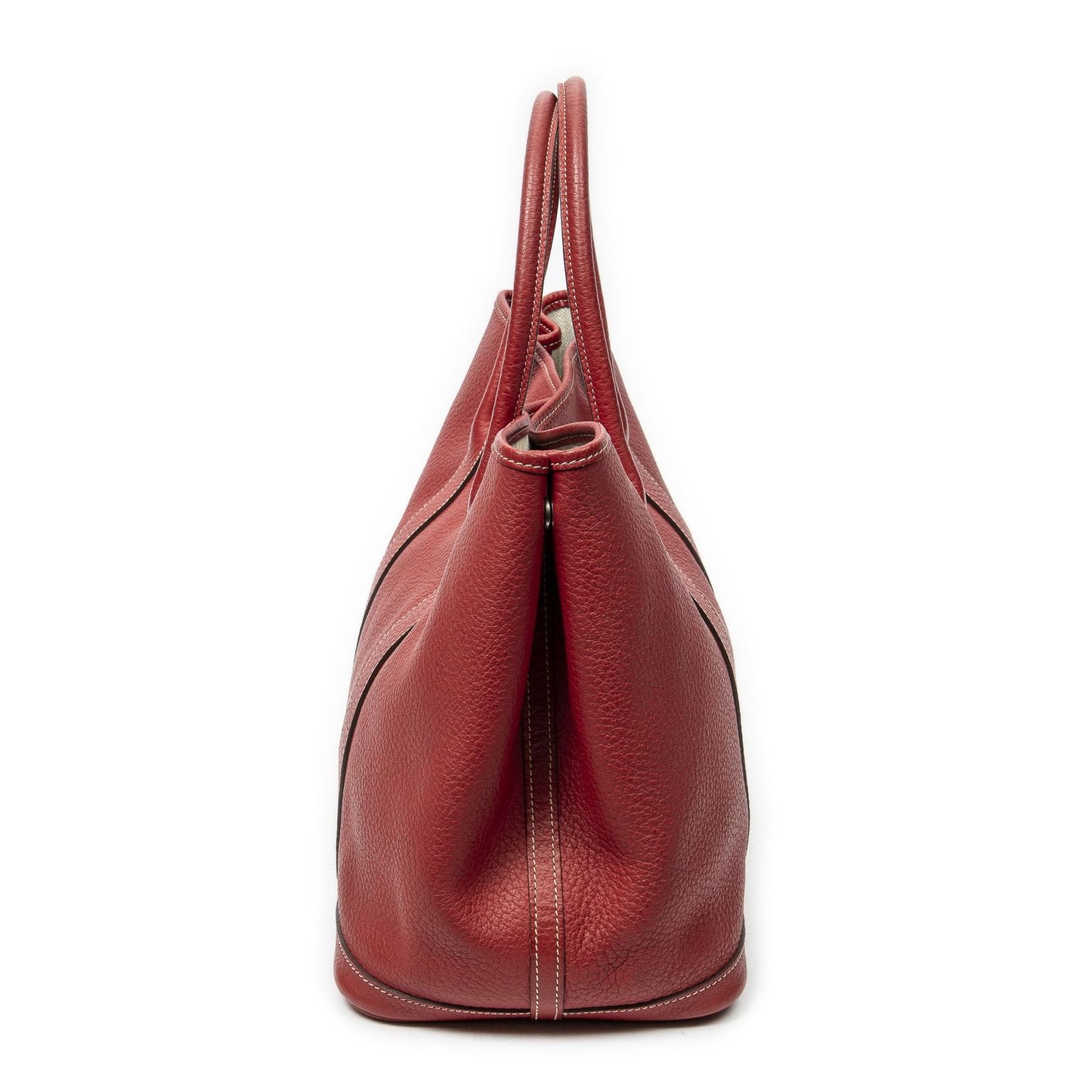 Hermes Garden Party Red Negonda Leather