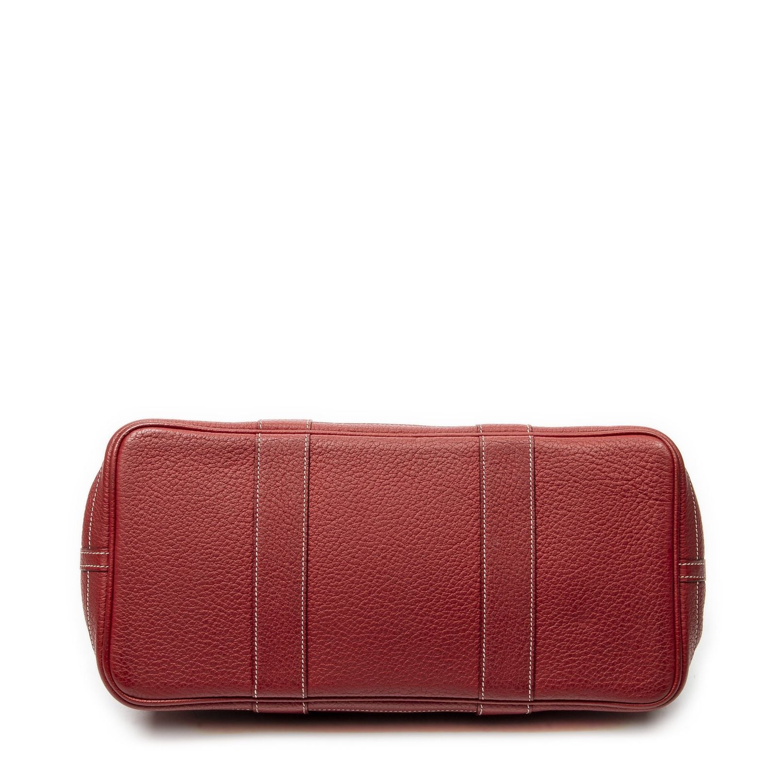 Hermes Garden Party Red Negonda Leather