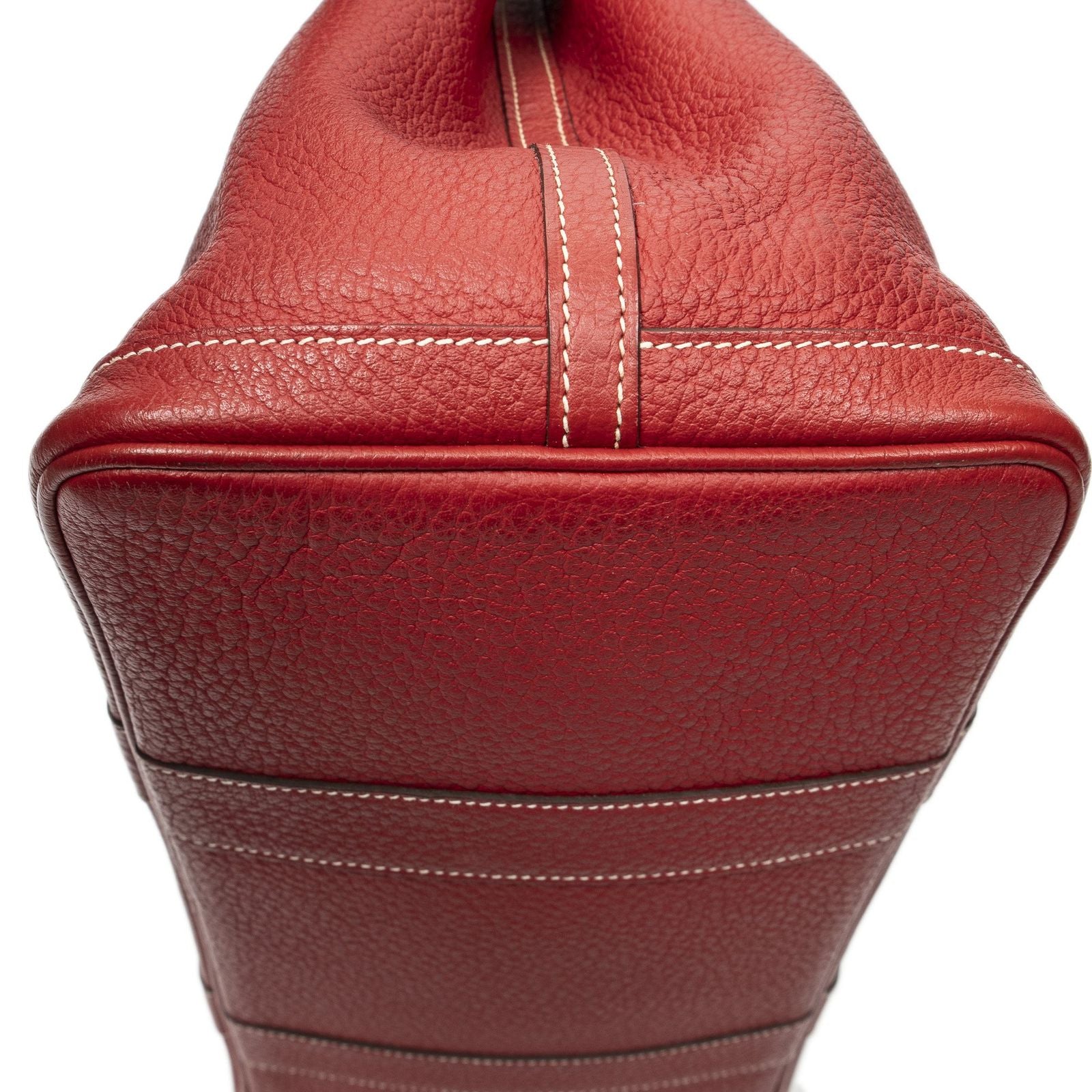 Hermes Garden Party Red Negonda Leather