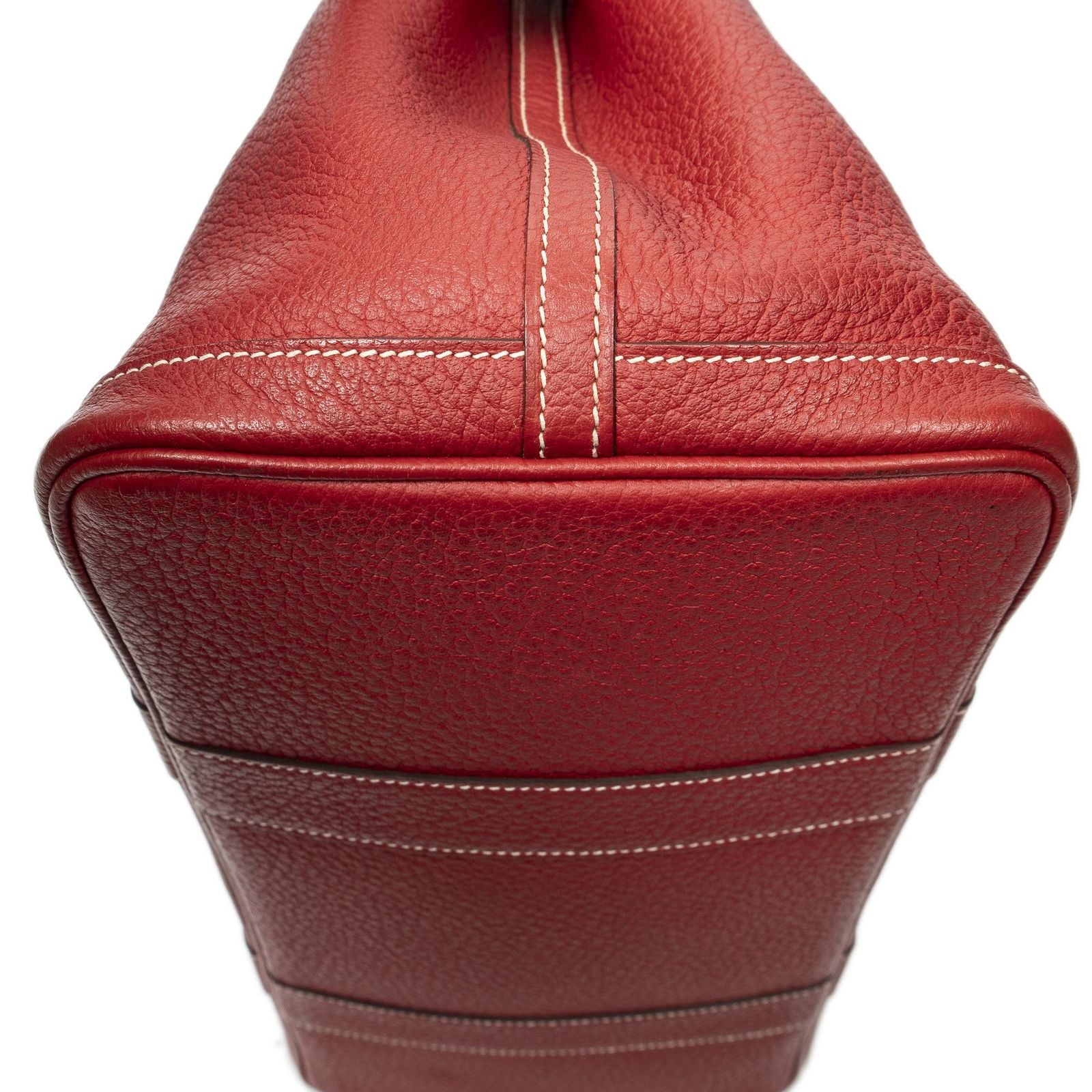 Hermes Garden Party Red Negonda Leather