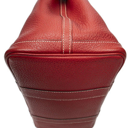Hermes Garden Party Red Negonda Leather