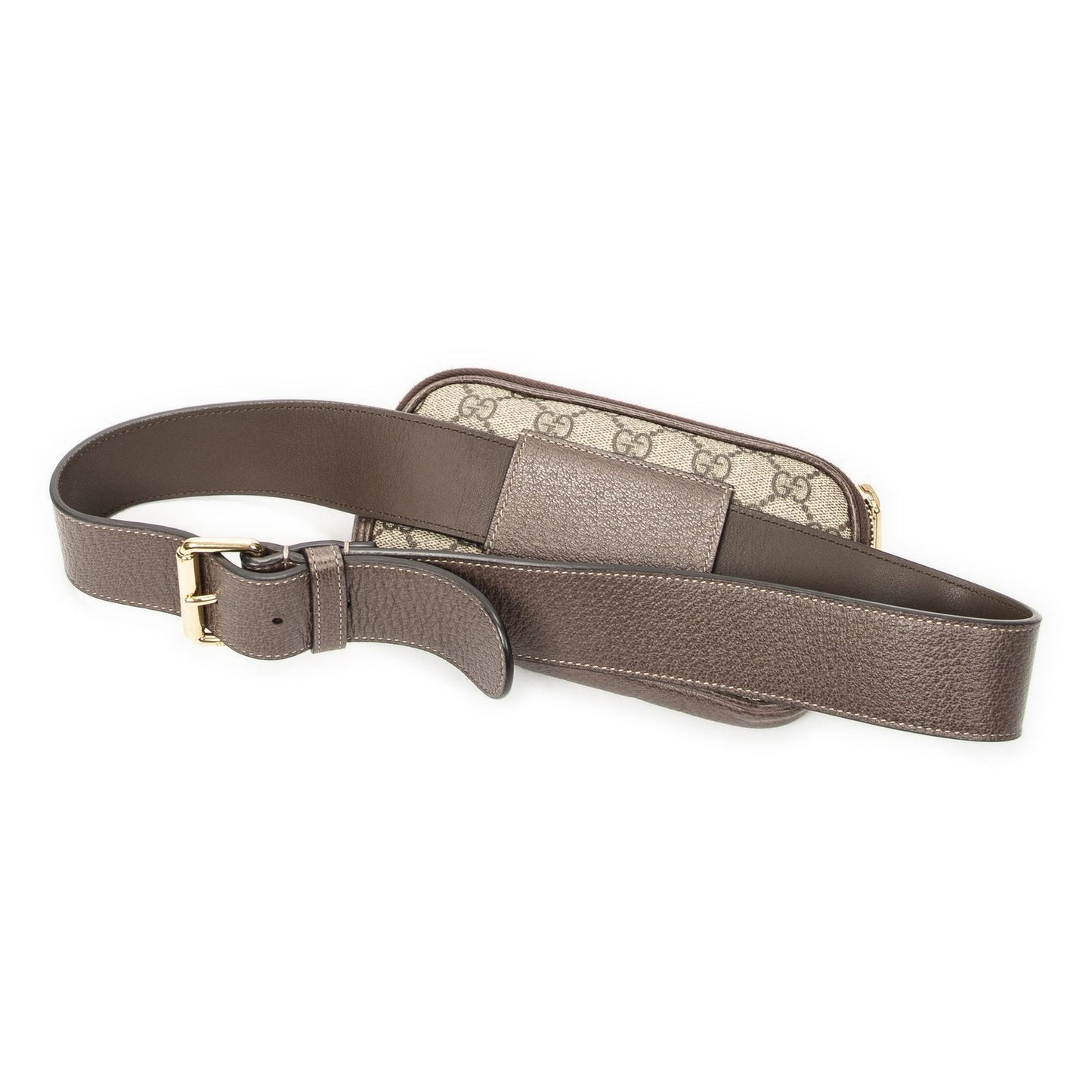 Gucci Mini Ophidia iPhone Belt Bag Brown Beige Supreme Canvas