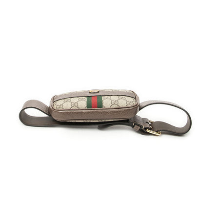 Gucci Mini Ophidia iPhone Belt Bag Brown Beige Supreme Canvas