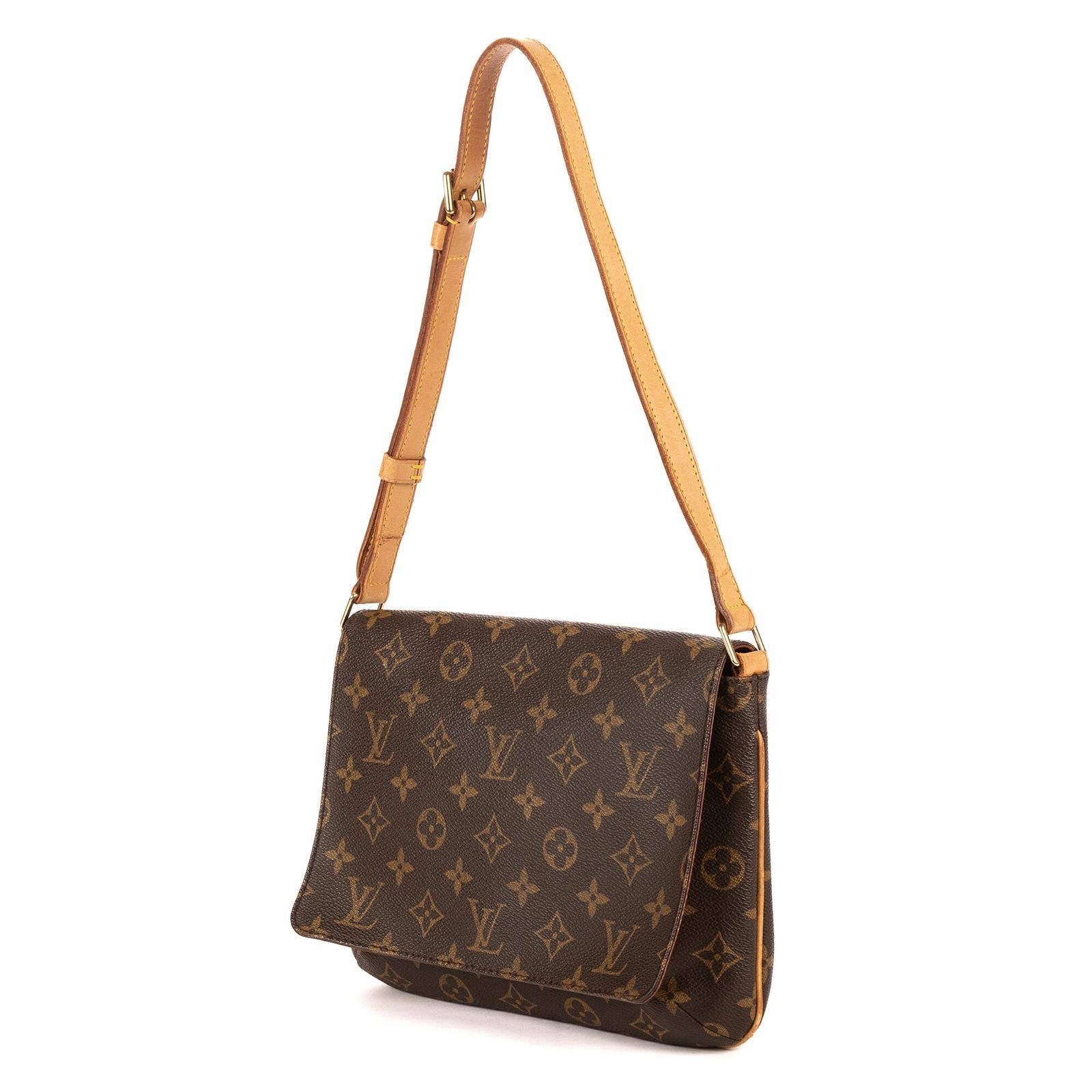 Louis Vuitton Musette Tango Brown Monogram Canvas