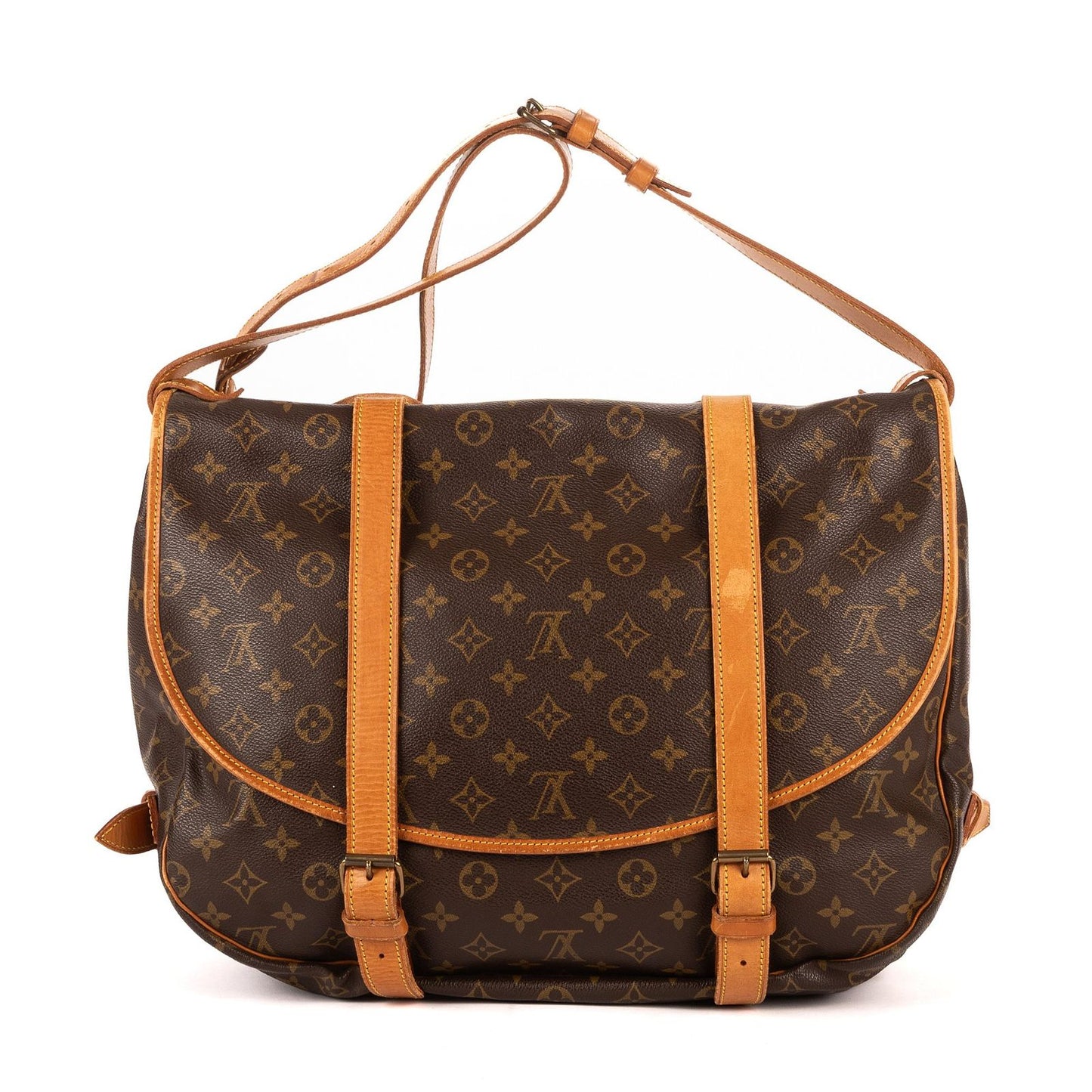 Louis Vuitton Saumur 43 Brown Monogram Canvas
