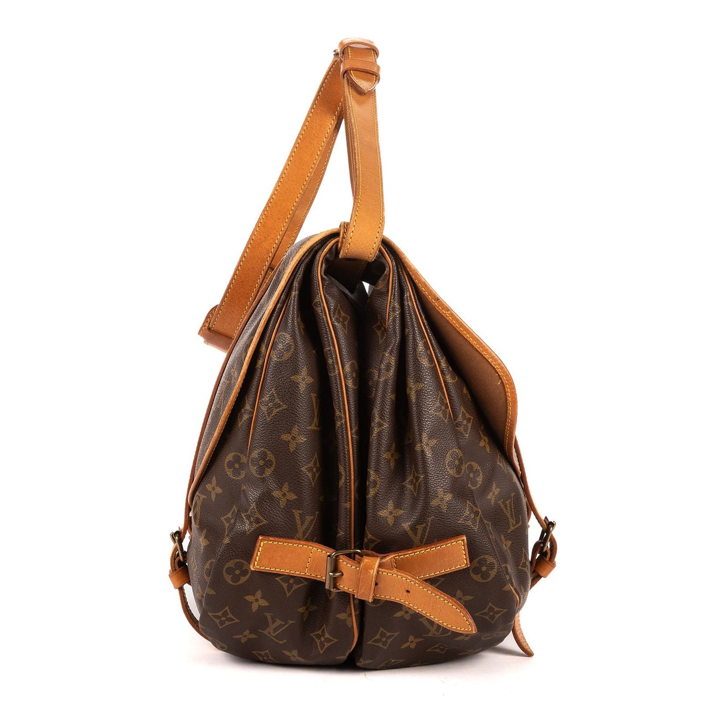 Louis Vuitton Saumur 43 Brown Monogram Canvas