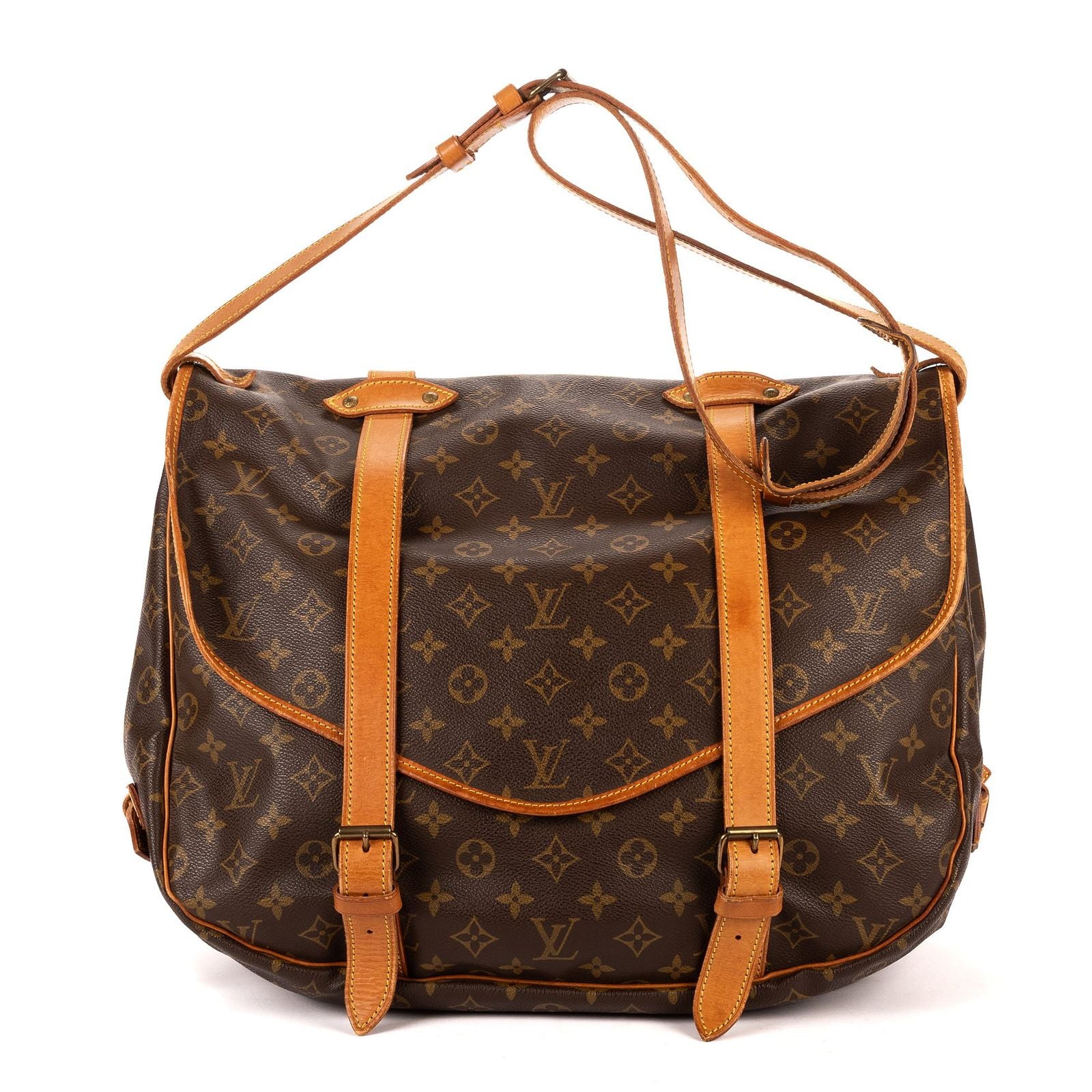 Louis Vuitton Saumur 43 Brown Monogram Canvas