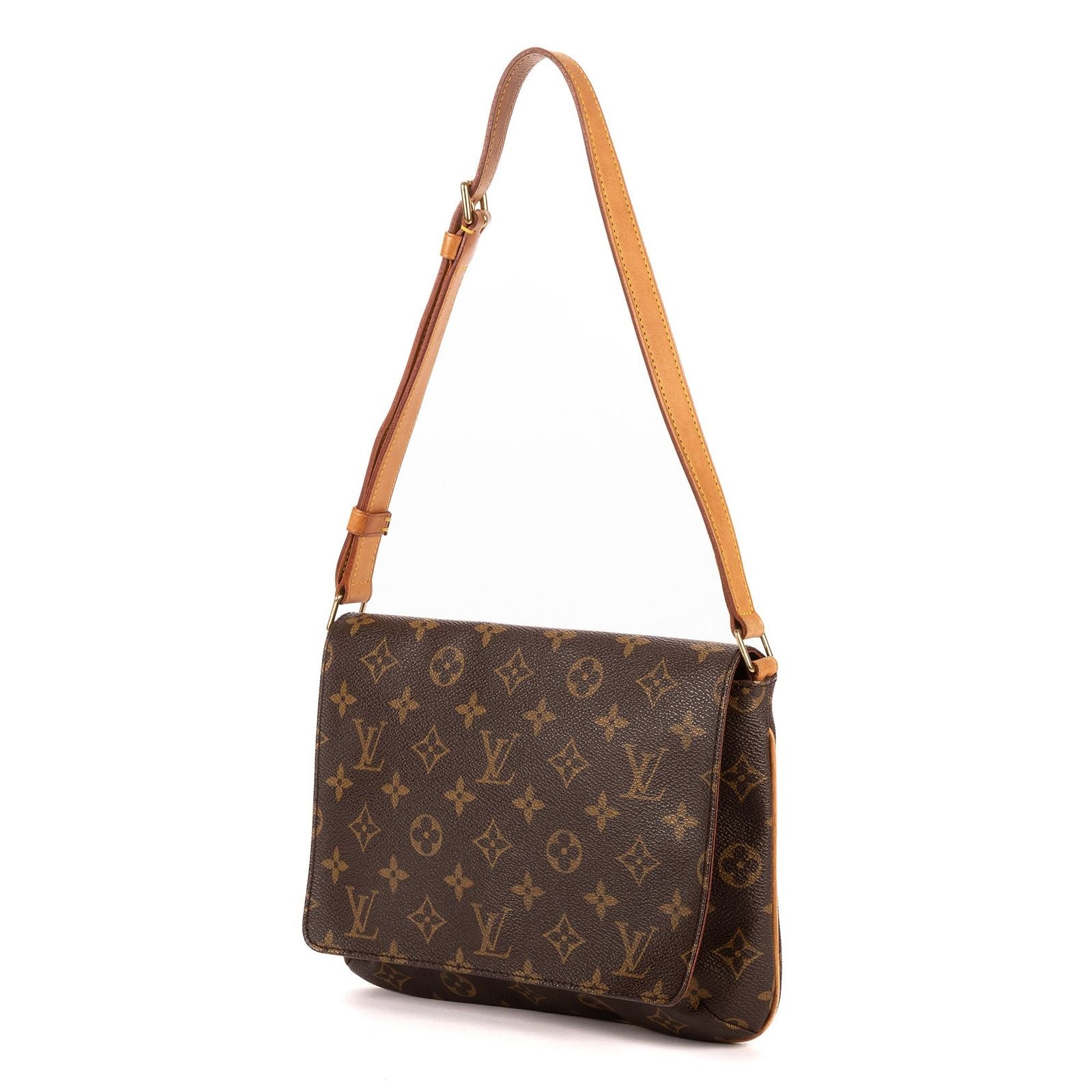 Louis Vuitton Musette Tango Brown Monogram Canvas