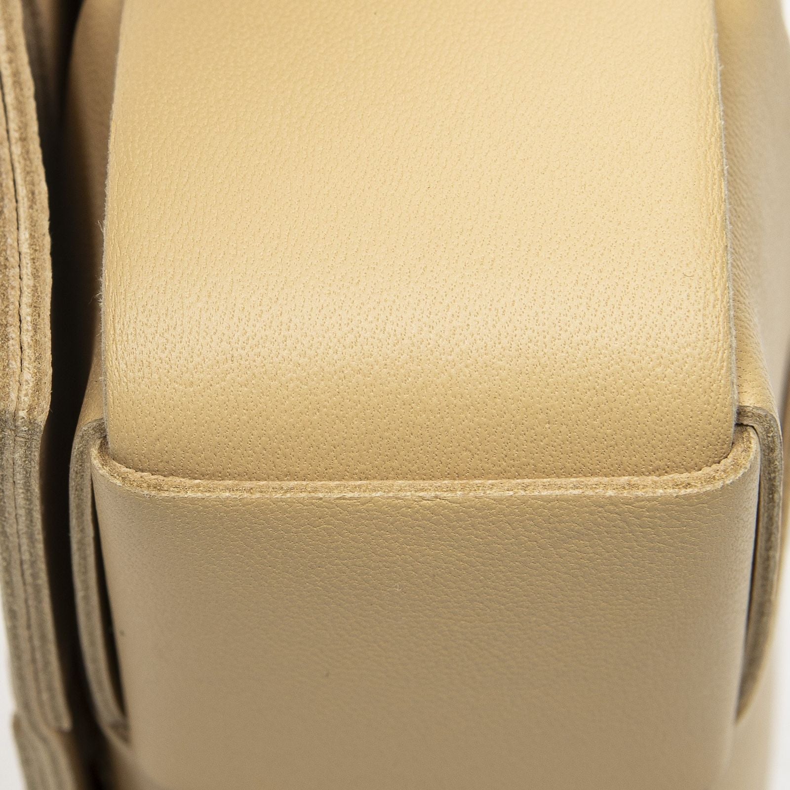 Bottega Veneta Mini Cassette Crossbody Beige Maxi Intrecciato Leather