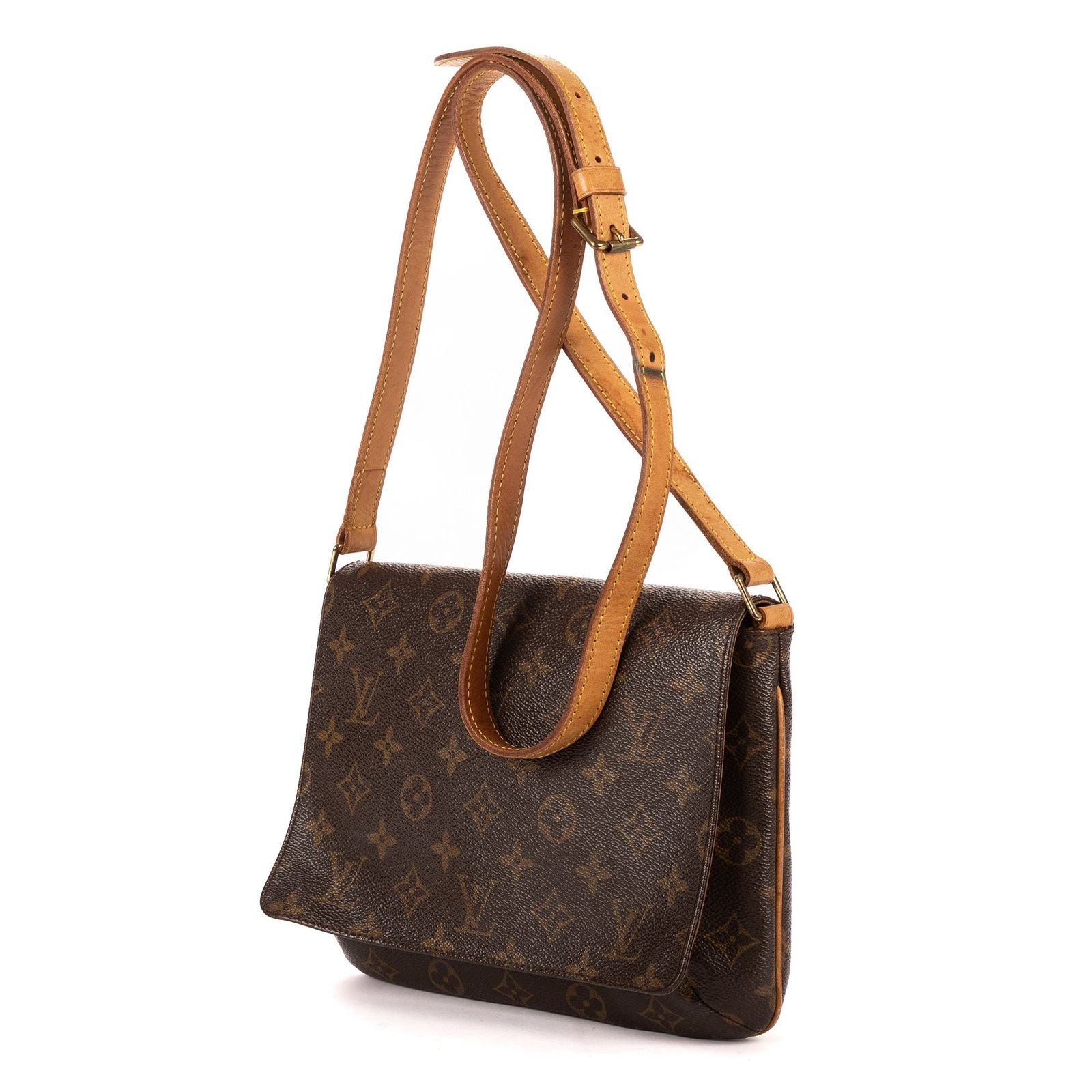 Louis Vuitton Musette Tango Brown Monogram Canvas