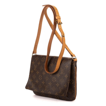 Louis Vuitton Musette Tango Brown Monogram Canvas