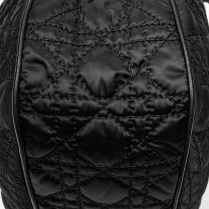 Dior Chain Black Cannage Nylon Canvas