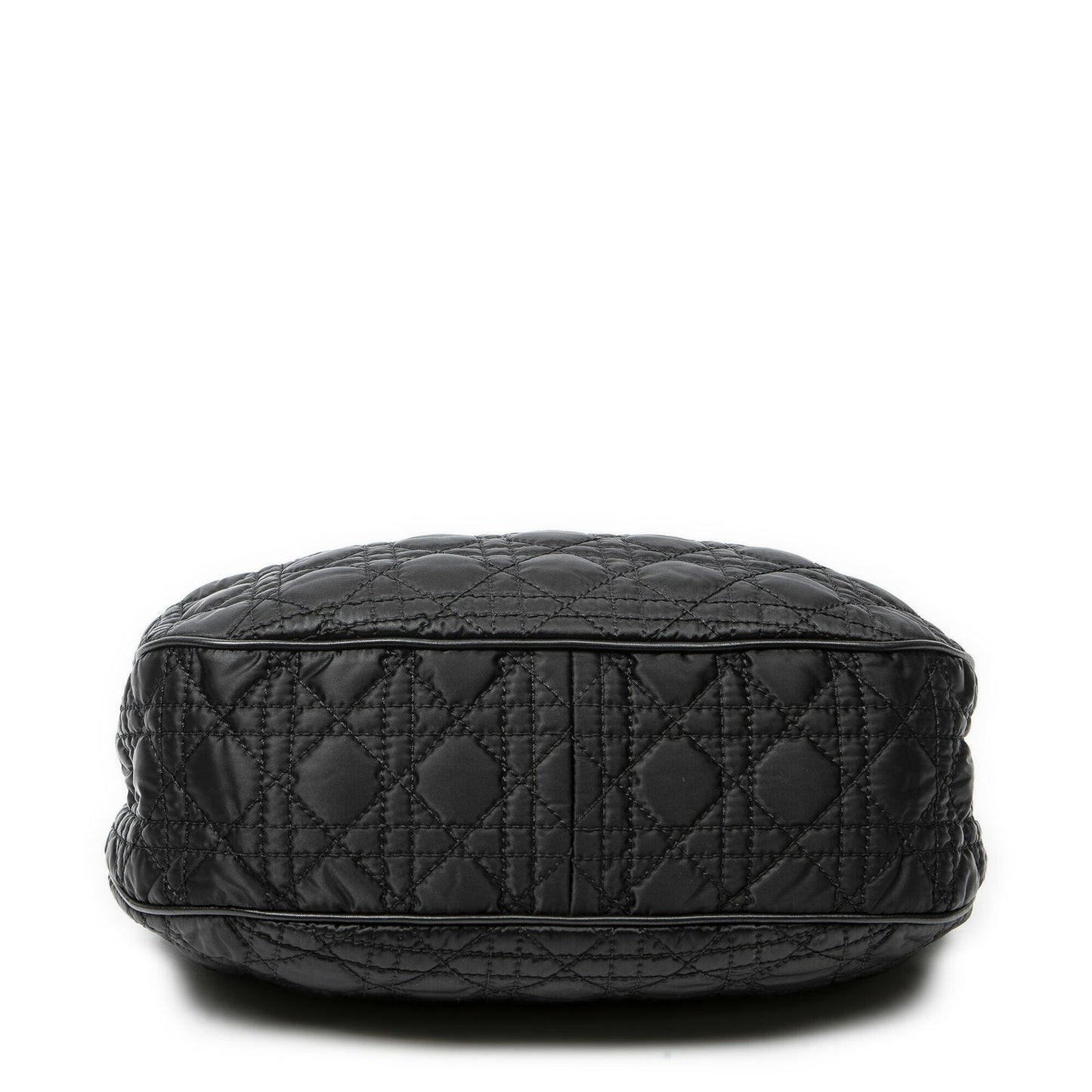 Dior Chain Black Cannage Nylon Canvas