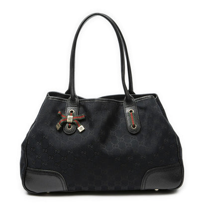 Gucci Princi Tote Black GG Canvas