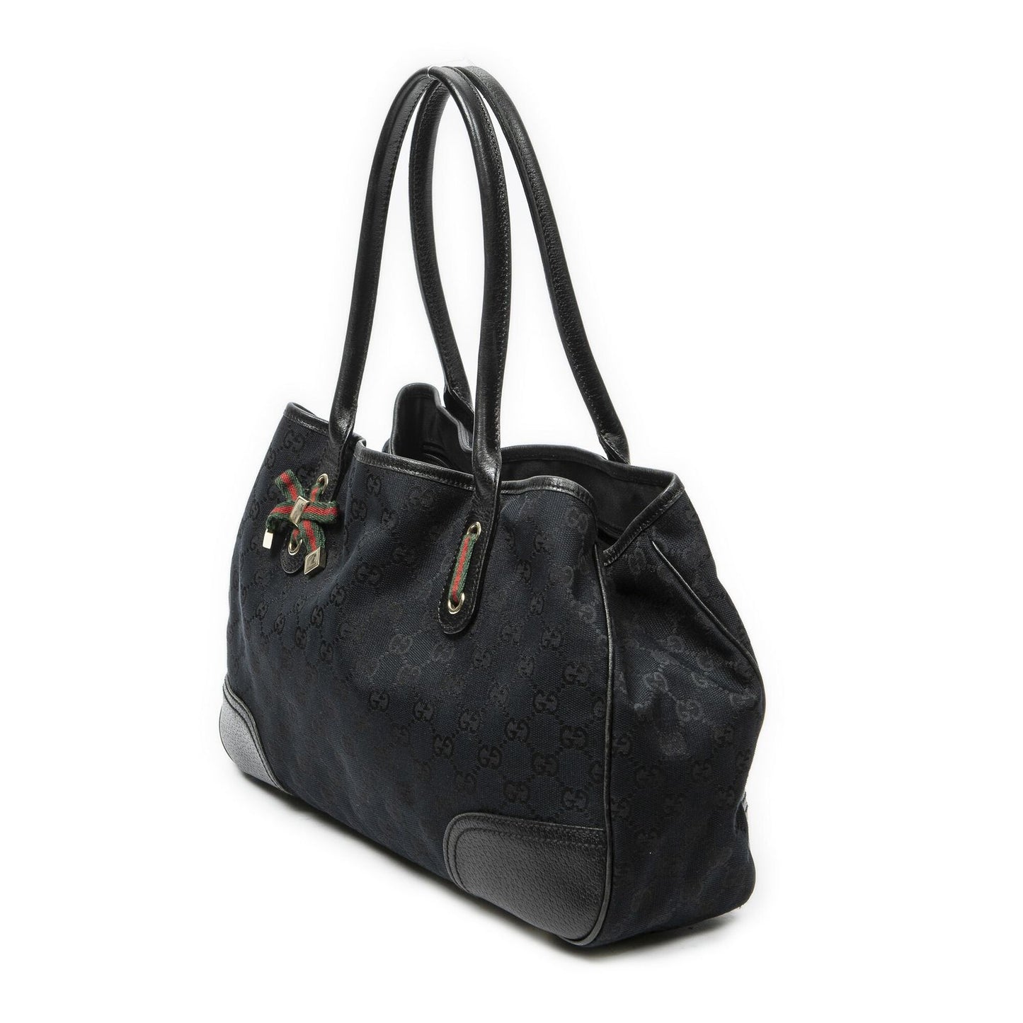 Gucci Princi Tote Black GG Canvas