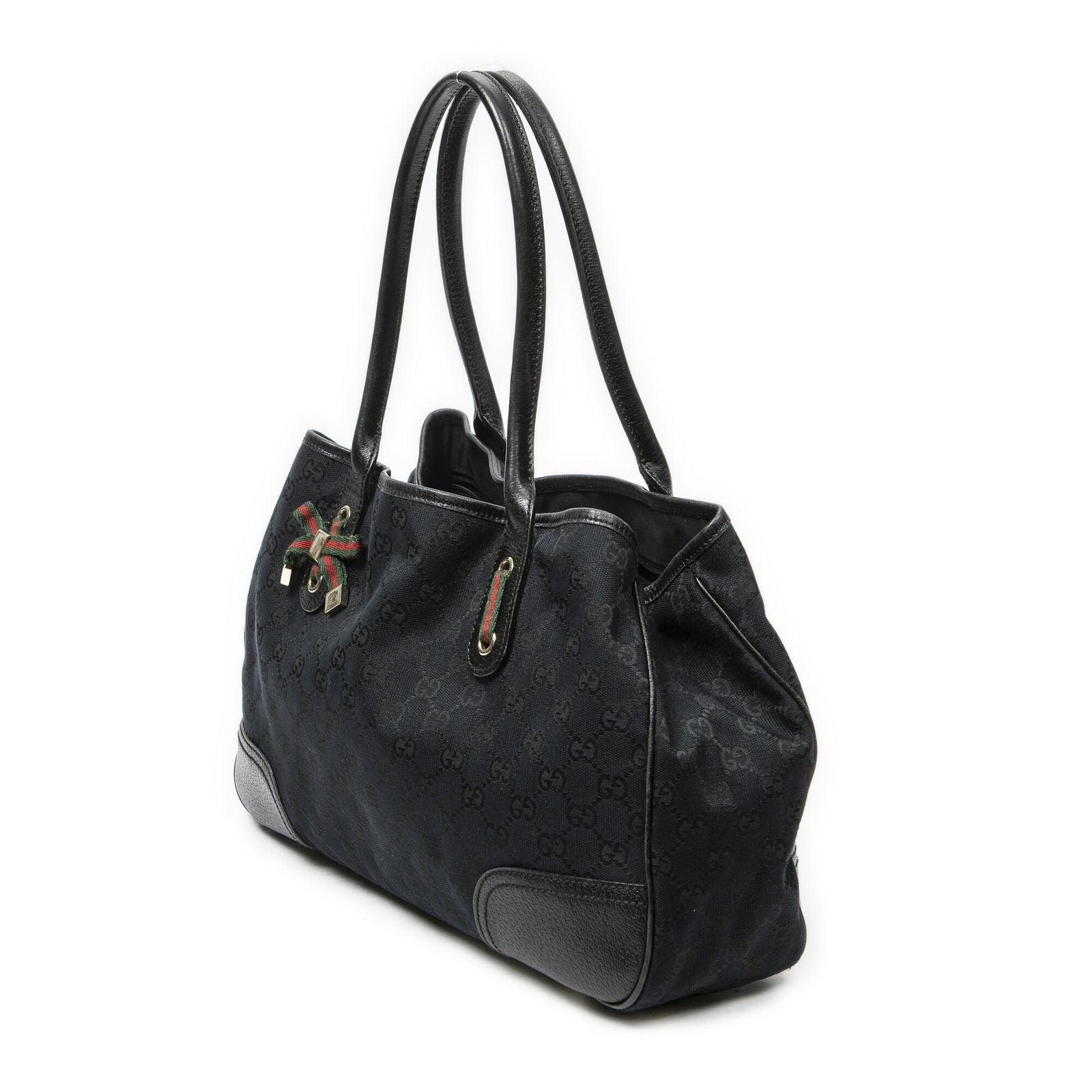Gucci Princi Tote Black GG Canvas