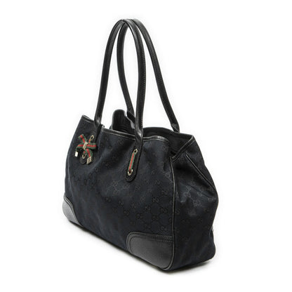 Gucci Princi Tote Black GG Canvas
