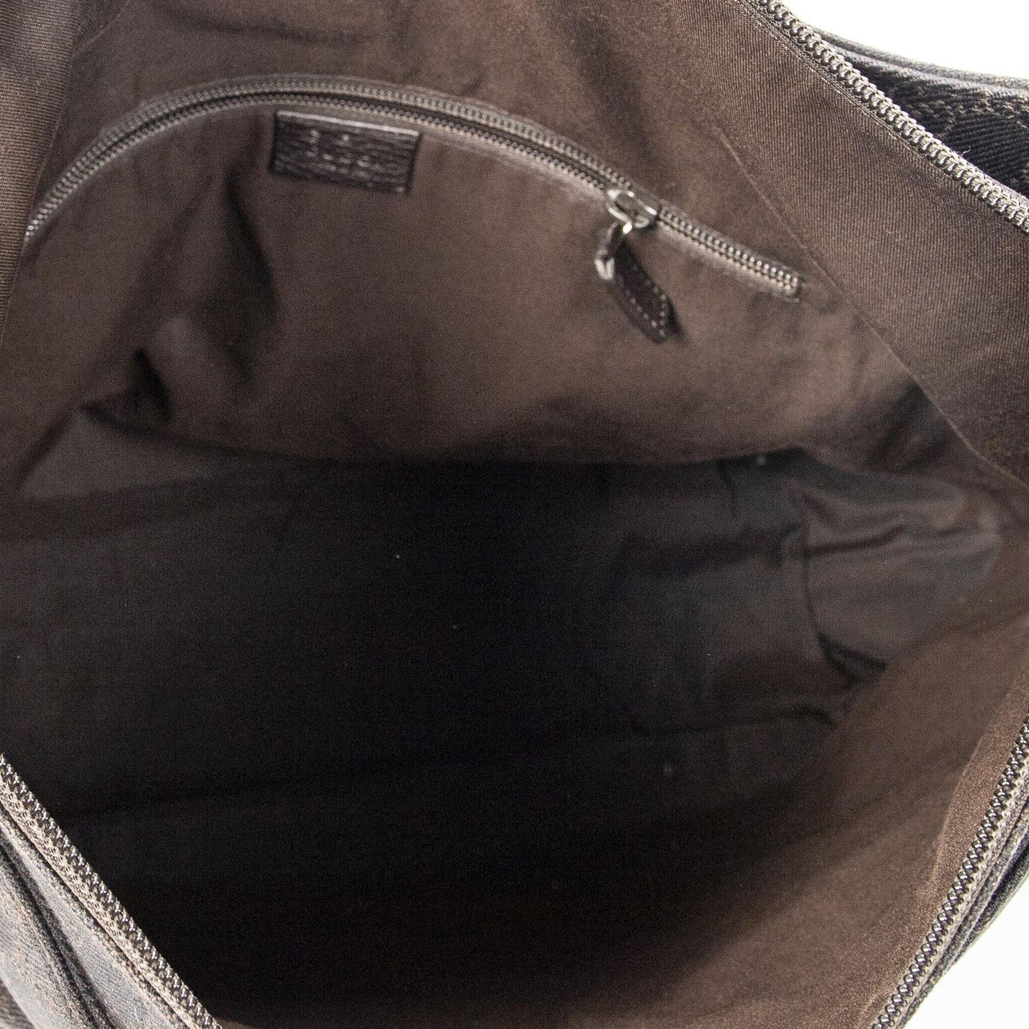 Gucci Large Front Pocket Messenger Dark Brown GG Denim Canvas