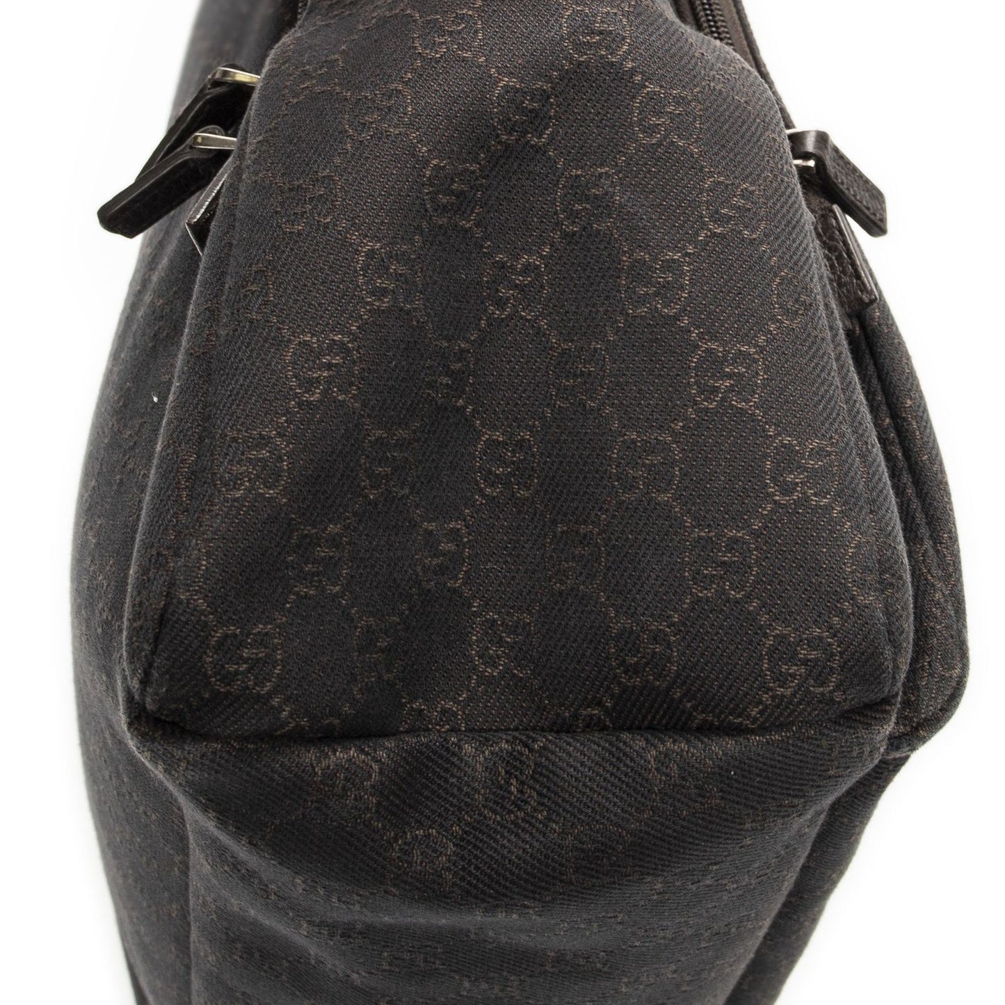 Gucci Large Front Pocket Messenger Dark Brown GG Denim Canvas