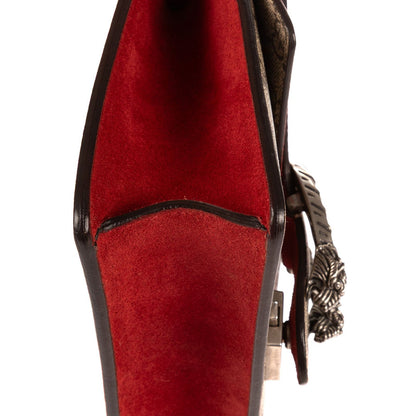 Gucci Dionysus Beige Red Supreme Canvas Suede