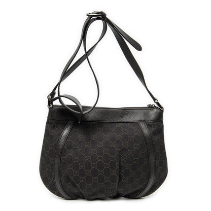 Gucci Small Dring Messenger Dark Brown GG Denim Canvas