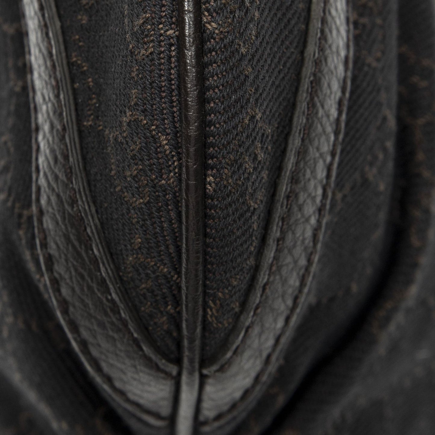 Gucci Small Dring Messenger Dark Brown GG Denim Canvas