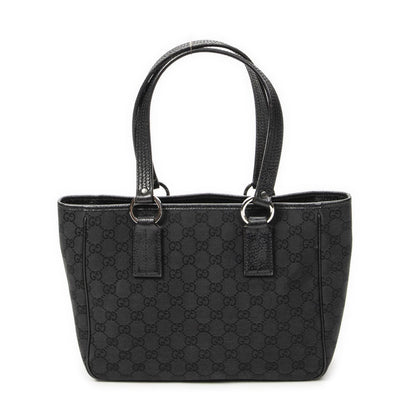 Gucci Small Shoulder Tote Black GG Canvas