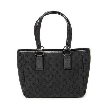 Gucci Small Shoulder Tote Black GG Canvas