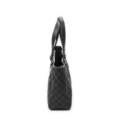 Gucci Small Shoulder Tote Black GG Canvas