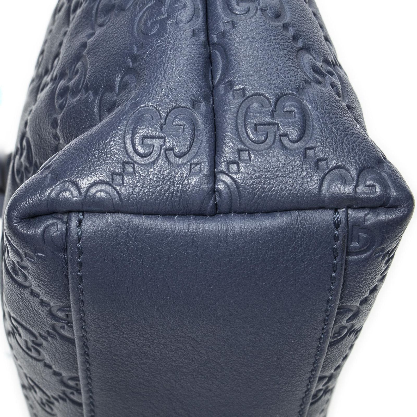Gucci Small Joint Blue Guccissima
