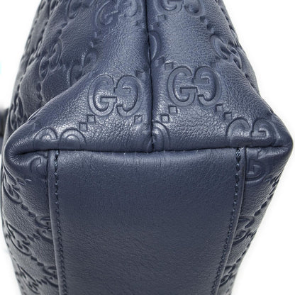 Gucci Small Joint Blue Guccissima