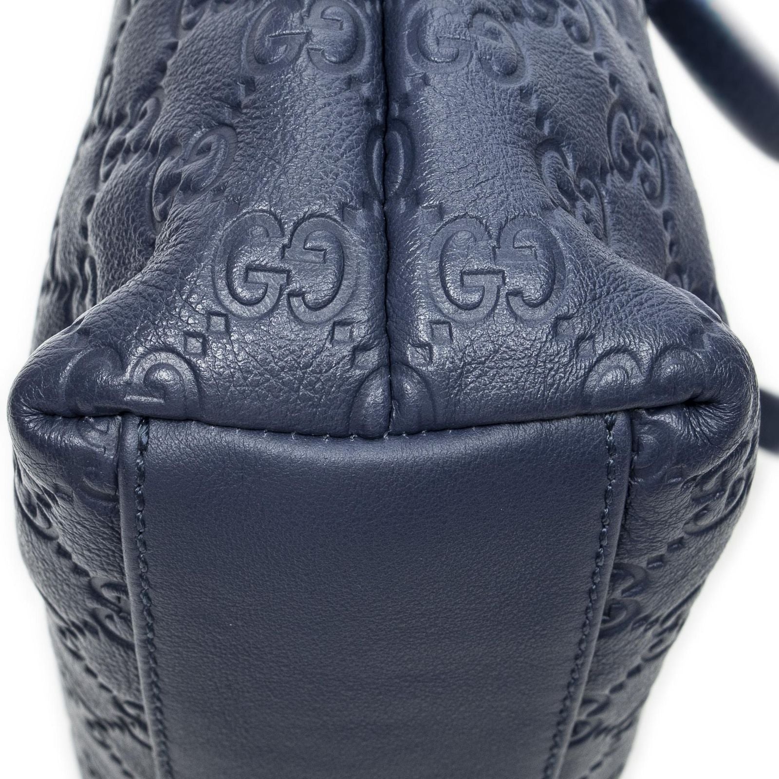 Gucci Small Joint Blue Guccissima