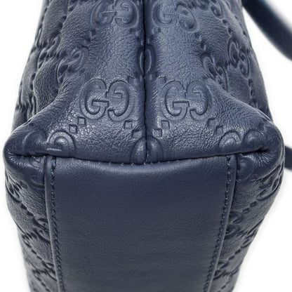 Gucci Small Joint Blue Guccissima