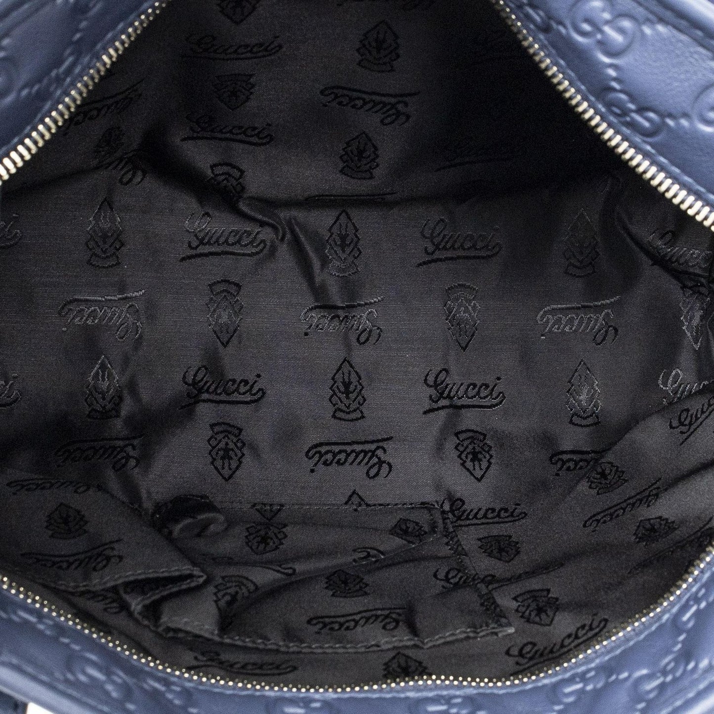 Gucci Small Joint Blue Guccissima