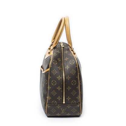 Louis Vuitton Deauville Brown Monogram Canvas Handbag