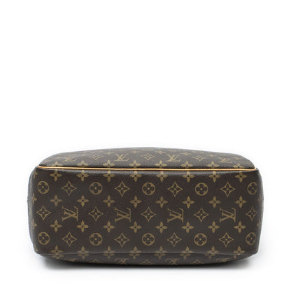 Louis Vuitton Deauville Brown Monogram Canvas Handbag