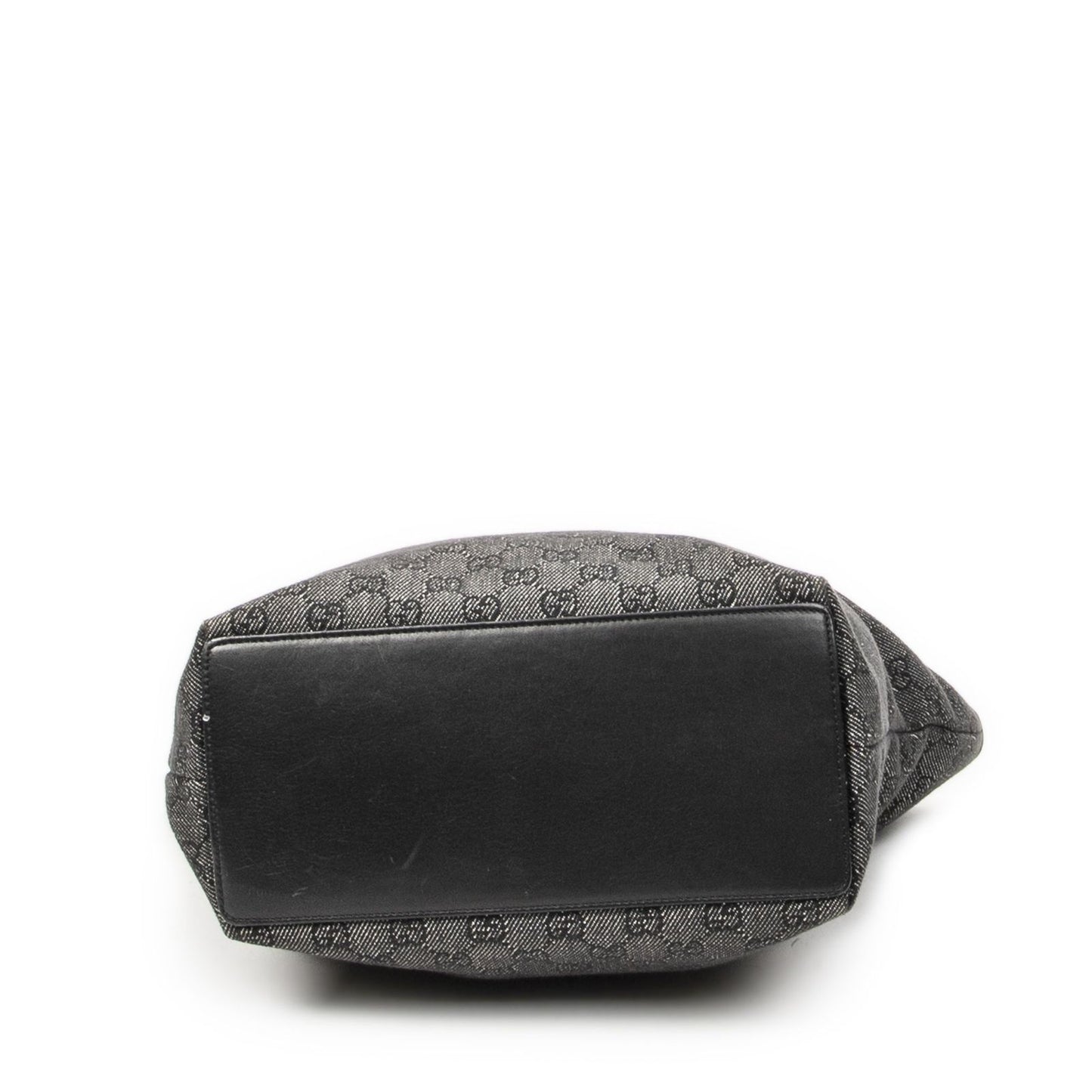 Gucci Vertical Tote Black GG Denim Canvas