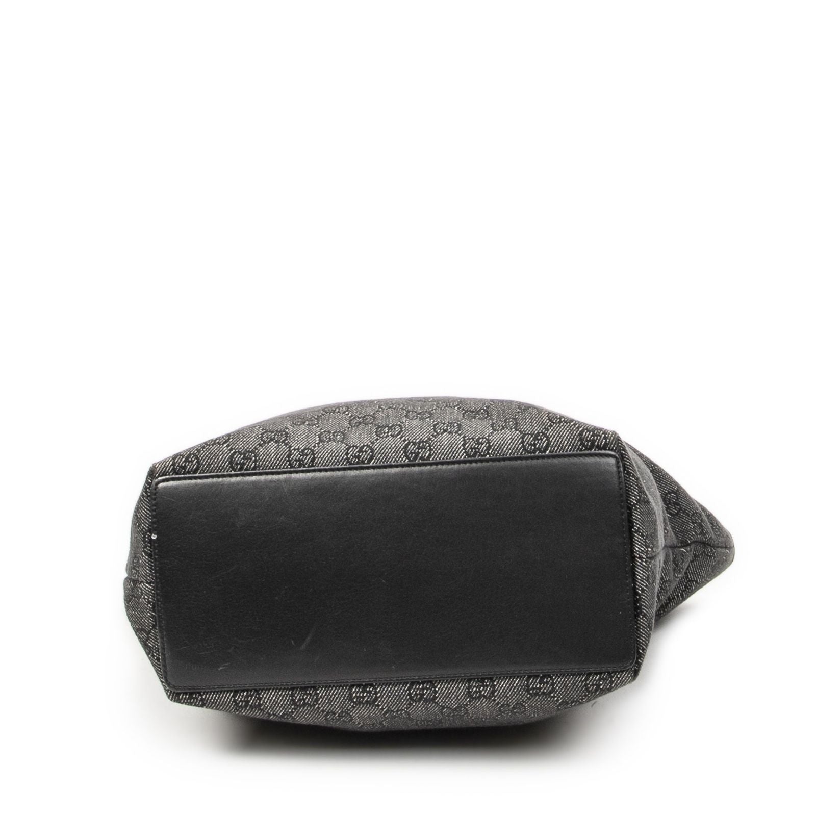 Gucci Vertical Tote Black GG Denim Canvas