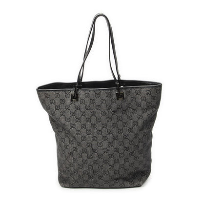Gucci Vertical Tote Black GG Denim Canvas