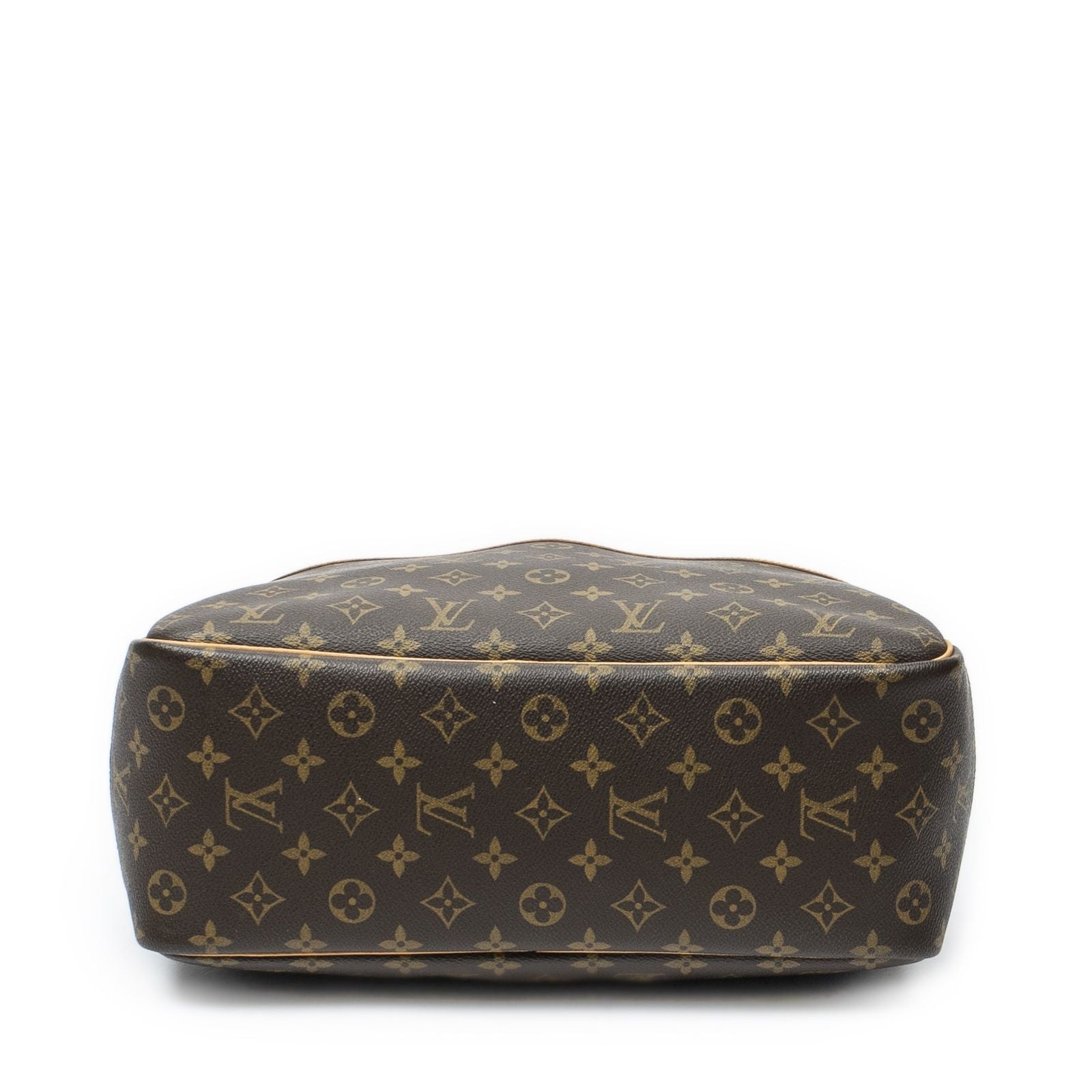 Louis Vuitton Deauville Brown Monogram Canvas Handbag