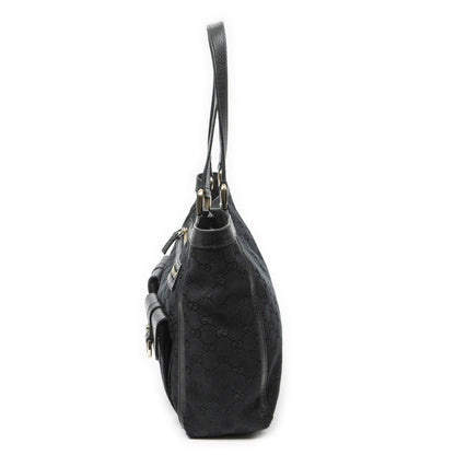 Gucci Abbey Pochette Black GG Canvas