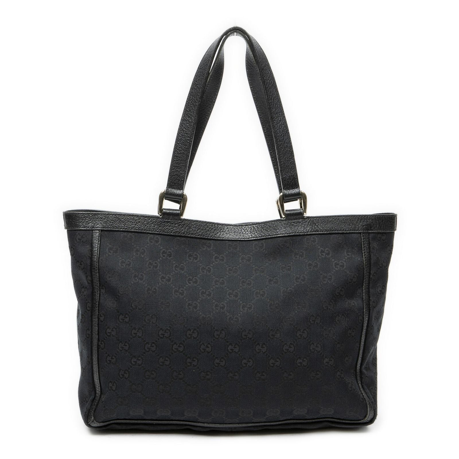 Gucci Abbey Pochette Black GG Canvas