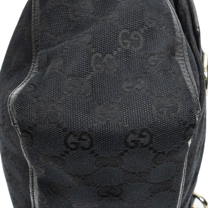 Gucci Abbey Pochette Black GG Canvas