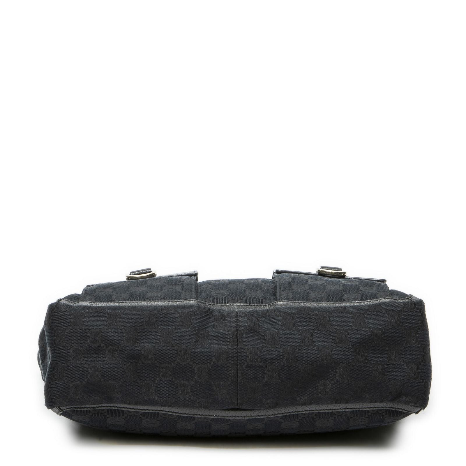 Gucci Abbey Pochette Black GG Canvas